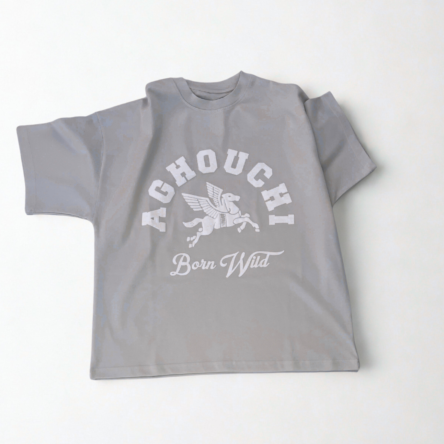 BORN WILD TSHIRT - COLOR VINTAGE WHITE
