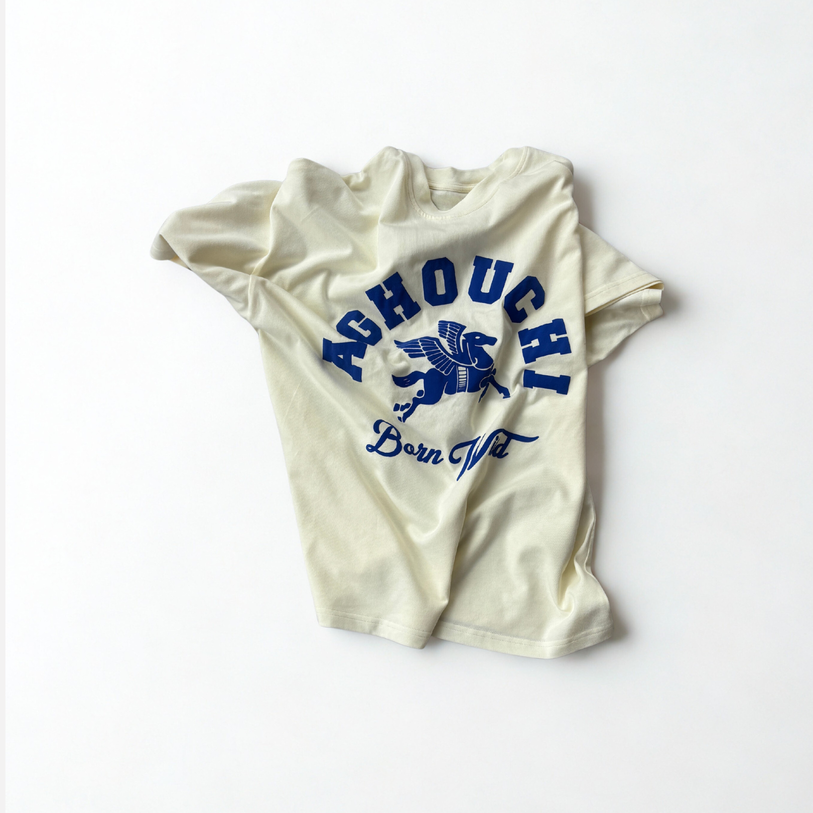 BORN WILD TSHIRT - COLOR BEIGE