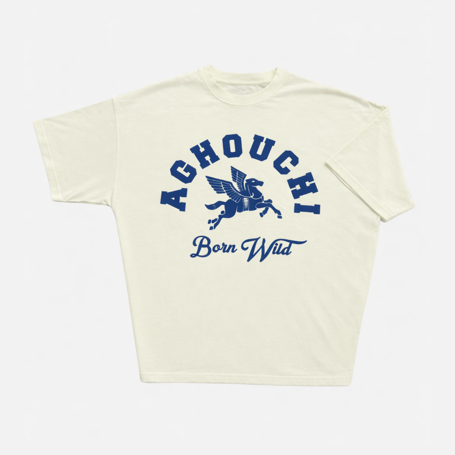 BORN WILD TSHIRT - COLOR BEIGE